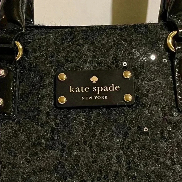 Kate spade Quinn rhinestone frosted felt bag - Picture 7 of 10
